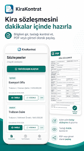 KiraKontrat sözleşme hazırlama ekranı